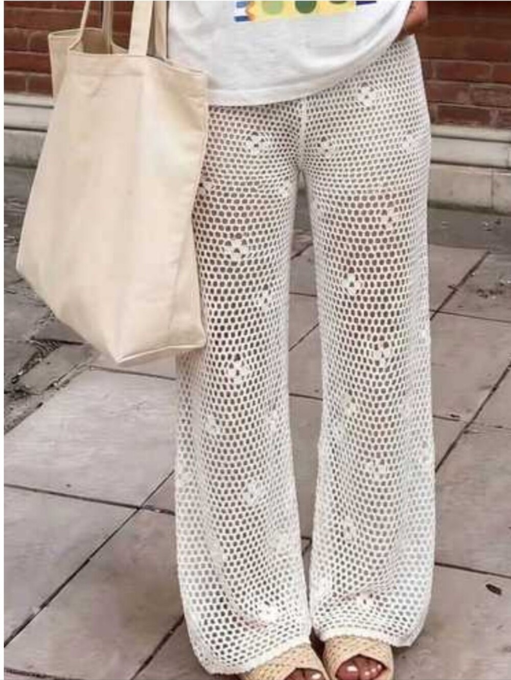 Zara CROCHET PANTS Size XS/S